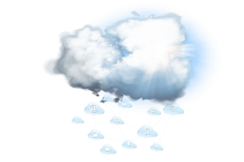 Digital Cloud Network with Icons on Transparent Background - Download Free Stock Videos Pikwizard.com