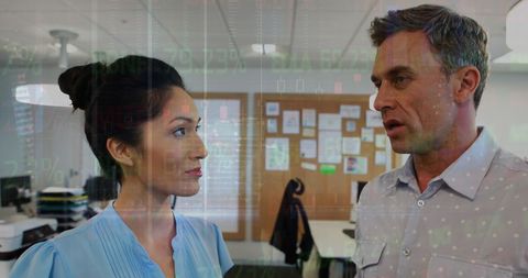 Exploring business strategies with digital financial graphs