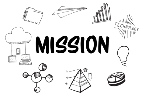 transparent business strategy icons with mission text illustration - Download Free Stock Videos Pikwizard.com