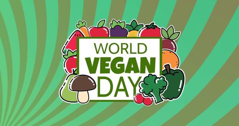 world vegan day celebration with fresh fruits and vegetables banner - Download Free Stock Images Pikwizard.com