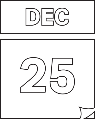 Transparent December 25th Transparent Date Vector Icon - Download Free Stock Videos Pikwizard.com