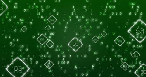 6g technology and binary code network visualization - Download Free Stock Images Pikwizard.com