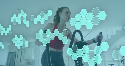 Innovative Home Workout with Digital Tech Integration