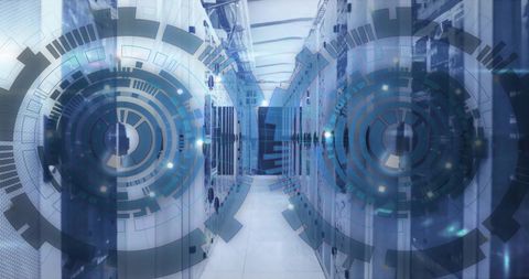High-Tech Digital Data Processing Center with Advanced Server Visuals - Download Free Stock Images Pikwizard.com