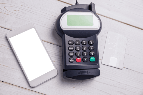 transparent payment terminal with smartphone and credit card - Download Free Stock Videos Pikwizard.com