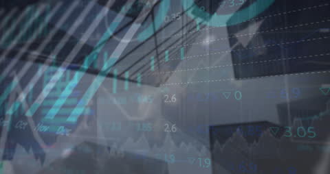 Dynamic Financial Data Overlay on Urban Cityscape