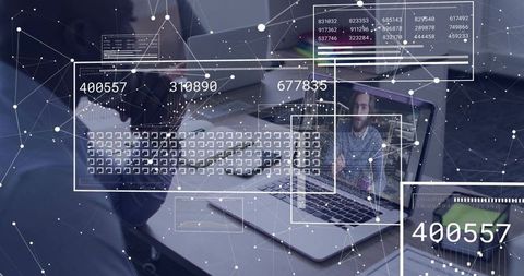 Remote collaboration with analytics overlays, network visualization and virtual meeting