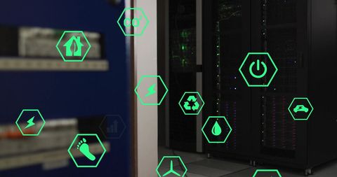 Eco-friendly technology and global data connections