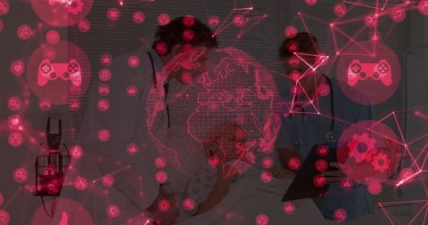 Healthcare innovation with digital diagnostics concept