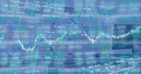 Financial Data Processing in Modern Office Environment - Download Free Stock Images Pikwizard.com