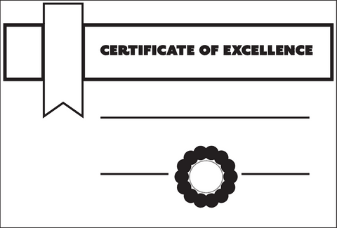 digital certificate of excellence on transparent background - Download Free Stock Videos Pikwizard.com