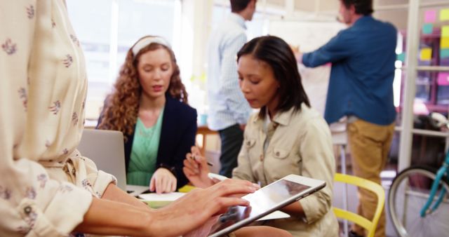 Team Collaborating in Modern Office Environment - Download Free Stock Images Pikwizard.com