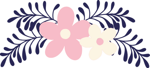 Floral Motif Transparent Background Pastel Flowers Navy Foliage - Download Free Stock Videos Pikwizard.com