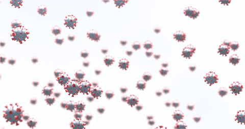 transparent floating covid-19 cells on light background - Download Free Stock Videos Pikwizard.com