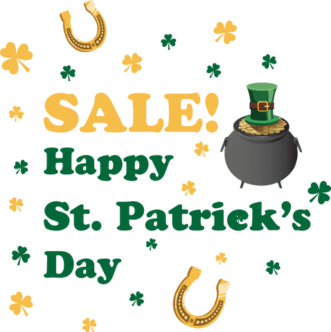 st. patrick’s day sale text on transparent background for shopping ads - Download Free Stock Videos Pikwizard.com
