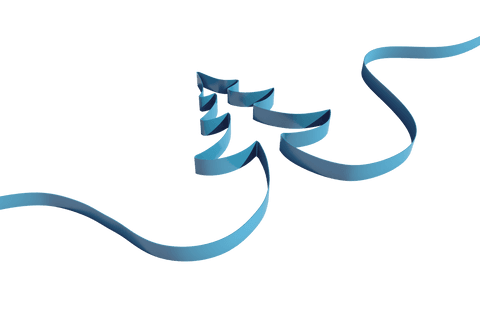 transparent ribbon forming elegant christmas tree on clear background - Download Free Stock Videos Pikwizard.com
