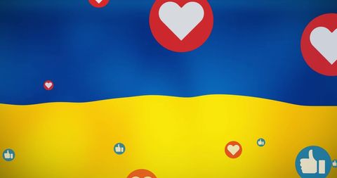 Social media reactions over ukraine flag highlight support