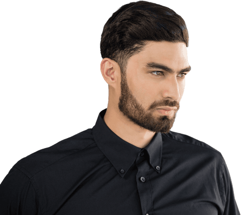 confident man in black shirt on transparent background - Download Free Stock Videos Pikwizard.com