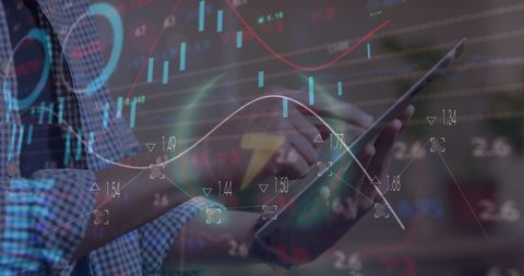 businessman analyzing stock market data on tablet - Download Free Stock Images Pikwizard.com