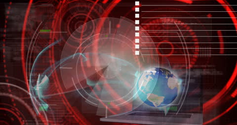 Futuristic Technology Concept with Global Connectivity