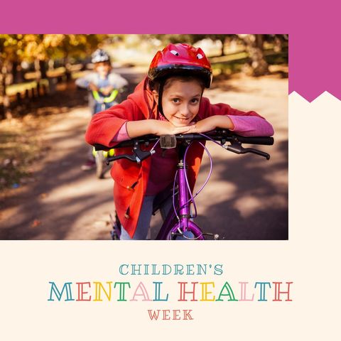 children celebrating mental health with outdoor activities - Download Free Stock Templates Pikwizard.com
