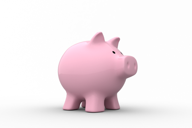 Pink Piggy Bank On Transparent Background Financial Illustration - Download Free Stock Videos Pikwizard.com