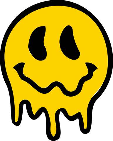 Transparent Dripping Yellow Smiley Face in Flat Design - Download Free Stock Videos Pikwizard.com