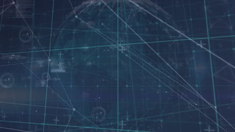 Digital Data Processing Visualization with Globe