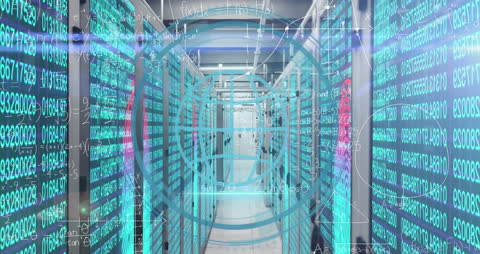 Digital Data Processing in High-Tech Server Room