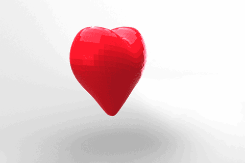 red 3d heart symbol on transparent background for valentine's day - Download Free Stock Videos Pikwizard.com