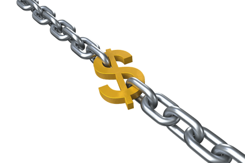 transparent finance linked: chain holding dollar symbol in metal - Download Free Stock Videos Pikwizard.com