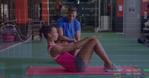 Dual Concept: Fitness Enthusiast Analyzing Workout Data in Gym Environment