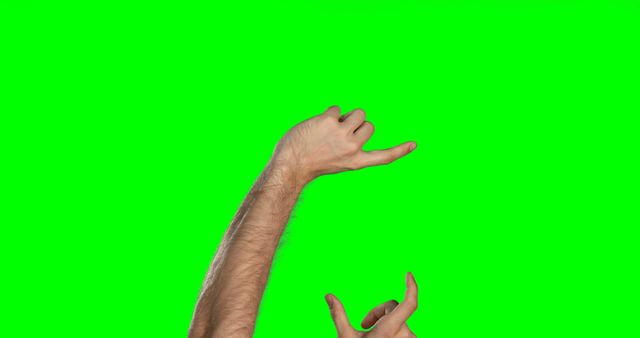 Hands Gesturing on Green Screen Background for Visual Effects and Compositing - Download Free Stock Images Pikwizard.com