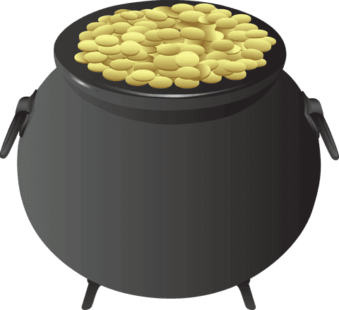 digital cauldron with potatoes transparent illustration for cooking concept - Download Free Stock Videos Pikwizard.com