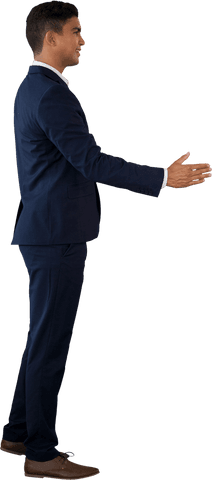 Businessman Offering Handshake on Transparent Background - Download Free Stock Videos Pikwizard.com