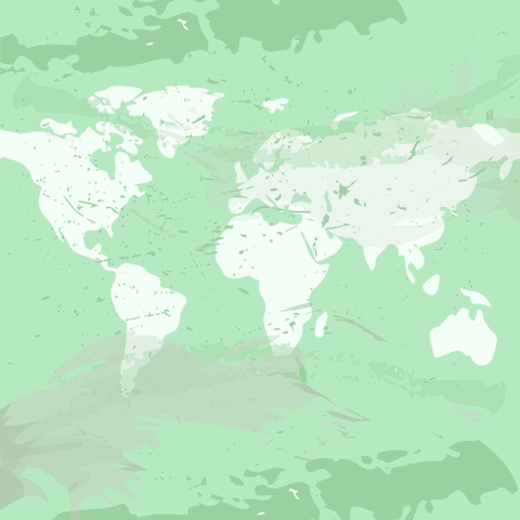 abstract transparent world map on green background - Download Free Stock Videos Pikwizard.com