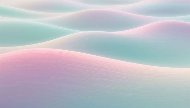 Flowing Pastel Waves Minimalist Gradient Dunes with Soft Striations for Backgrounds