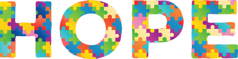 Colorful HOPE Text with Puzzle Pieces for Transparent Background - Download Free Stock Videos Pikwizard.com