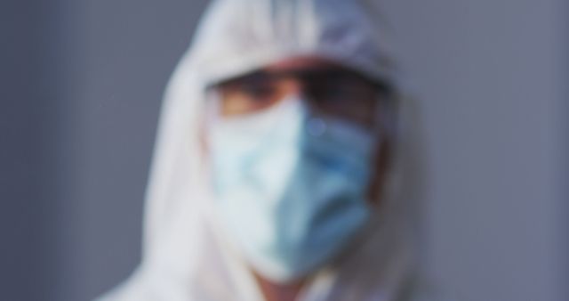 Defocused Medical Professional Wearing Protective Gear During Pandemic - Download Free Stock Images Pikwizard.com