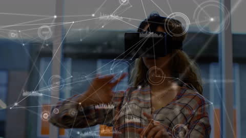 Exploring Virtual Reality Digital Networking Interface