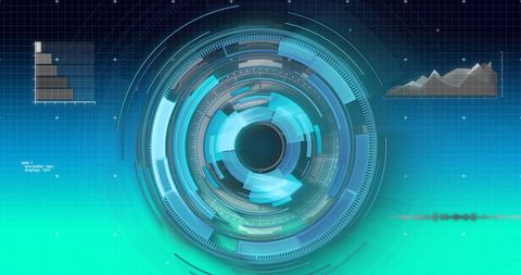 Futuristic Technology Visualization with Data Analytics - Download Free Stock Images Pikwizard.com
