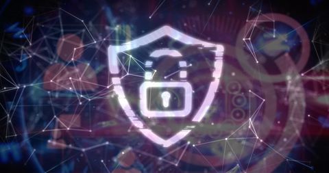 Digital Security Shield with Modern Tech Network Connections - Download Free Stock Images Pikwizard.com