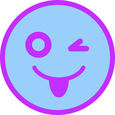 Playful Winking Smiley Face with Tongue Out on Transparent Background - Download Free Stock Videos Pikwizard.com