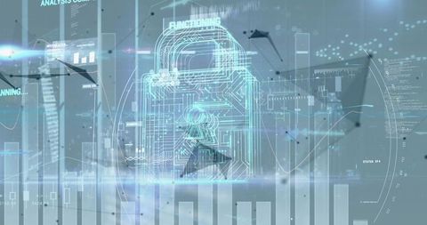 Holographic Padlock Visual Cybersecurity in Office Environment