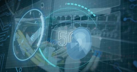 5G Communication and Data Processing Technology Concept - Download Free Stock Images Pikwizard.com
