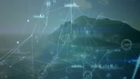 Digital Network Overlay with Data Flow over Ocean Horizon