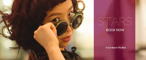 Stylish Woman Adjusting Sunglasses for Fashion Branding