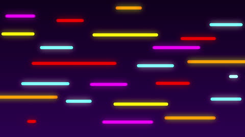Bright Neon Lines on Dark Background Illustrating Technology Concept
