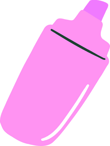 pink cocktail shaker illustration on transparent background - Download Free Stock Videos Pikwizard.com