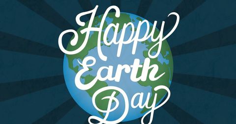 Colorful Earth Day Celebration Design with Vibrant Globe - Download Free Stock Images Pikwizard.com